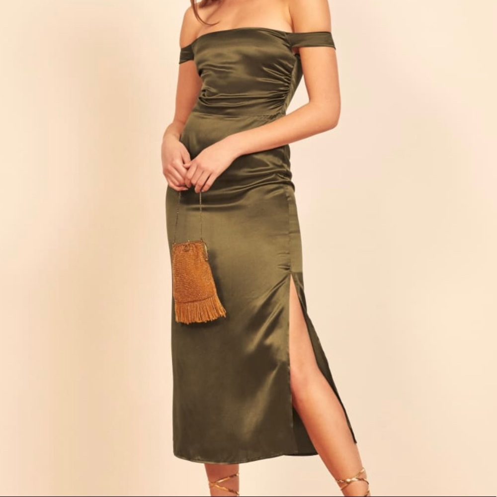 Reformation Silk Dress